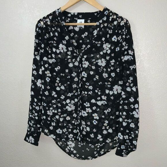 Cabi Delight Blouse Floral Top size S - Picture 7 of 9